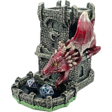Old School Dice Tower: Dragon's Fury - Red