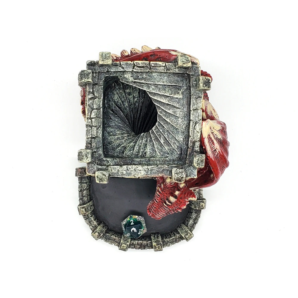 Old School Dice Tower: Dragon's Fury - Red