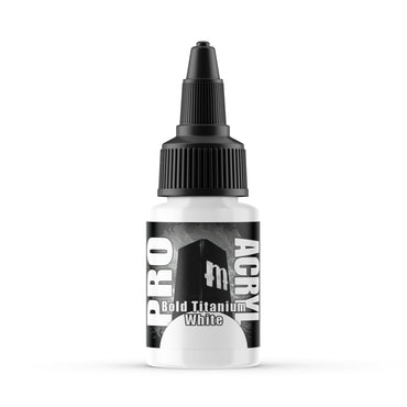 Pro Acryl 001: Bold Titanium White (22ml)