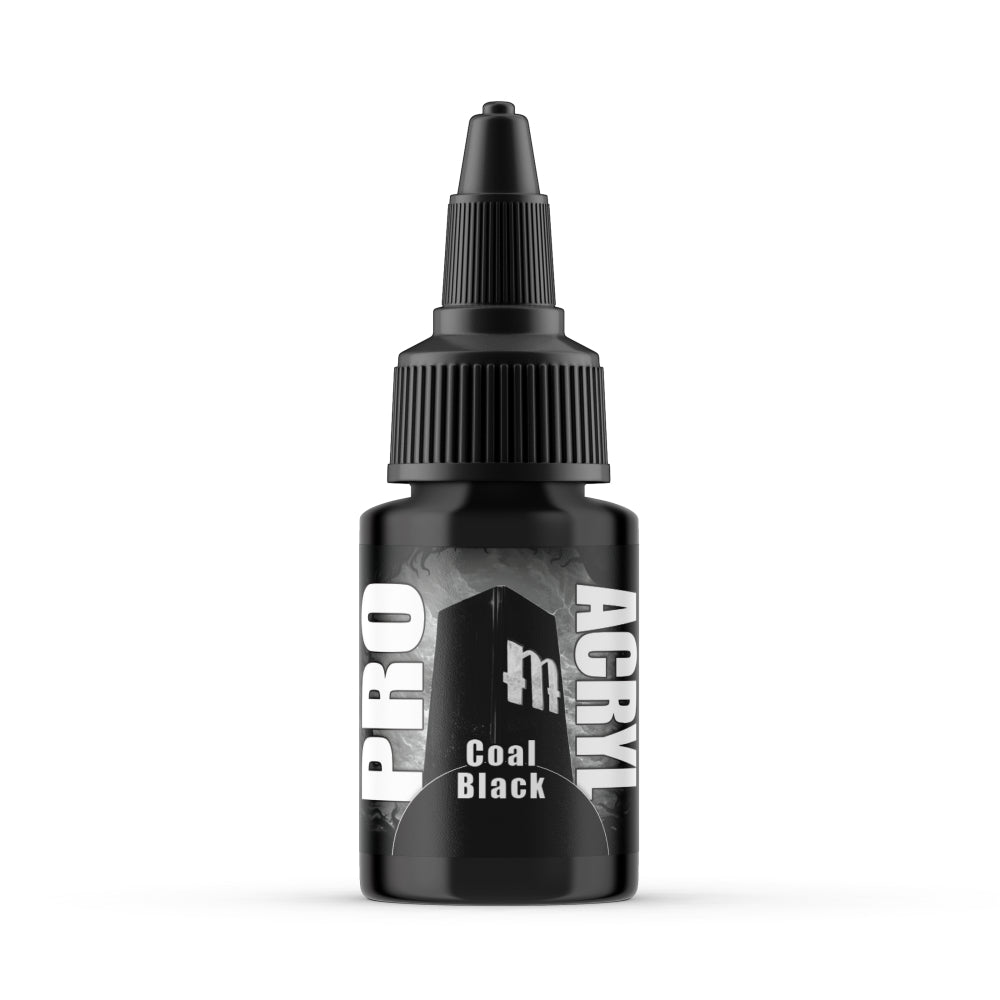 Monument Hobbies: Pro Acryl 002 - Coal Black (22ml)