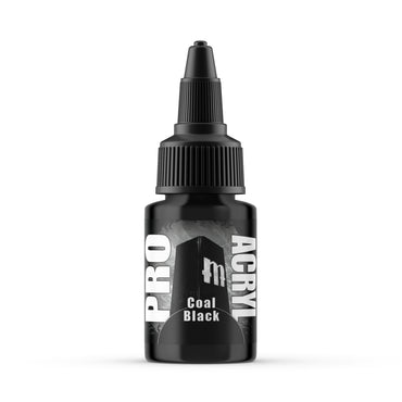 Monument Hobbies: Pro Acryl 002 - Coal Black (22ml)