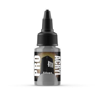 Monument Hobbies: Pro Acryl 025 - Silver (22ml)
