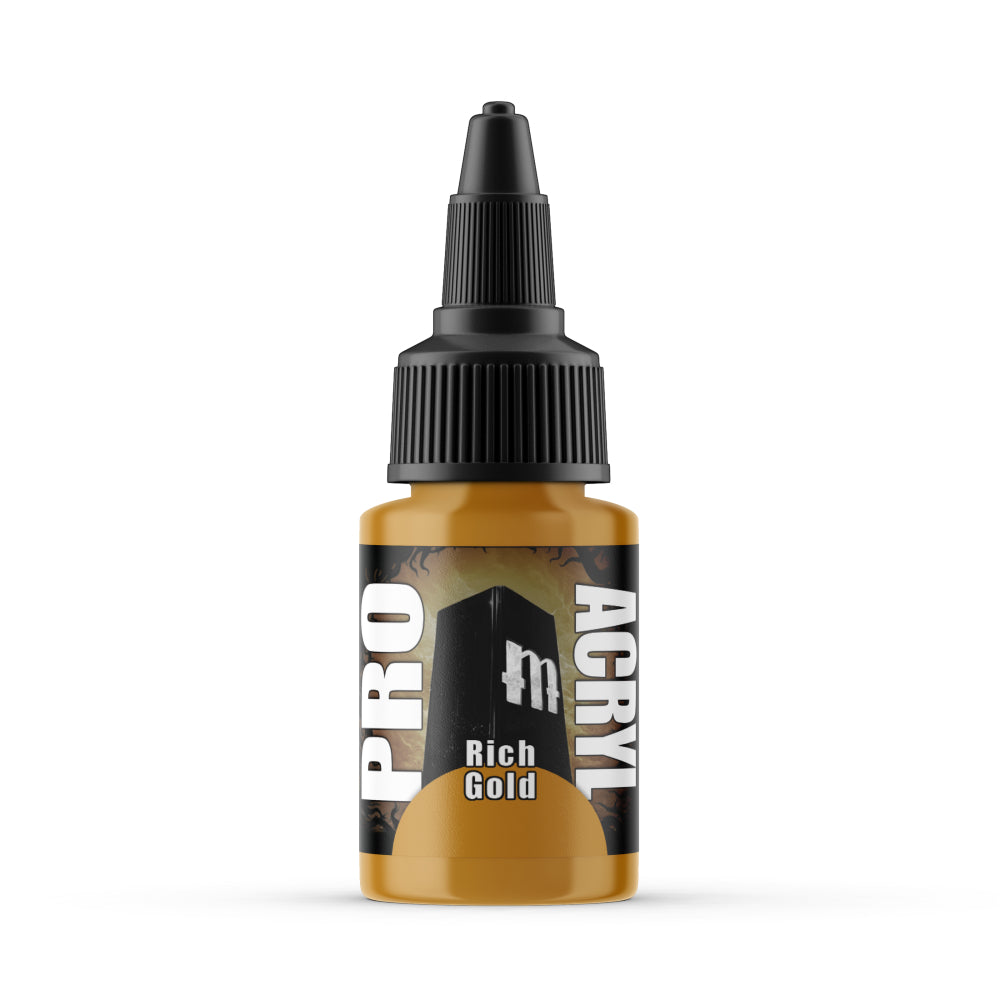 Monument Hobbies: Pro Acryl 028 - Rich Gold (22ml)