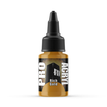 Monument Hobbies: Pro Acryl 028 - Rich Gold (22ml)