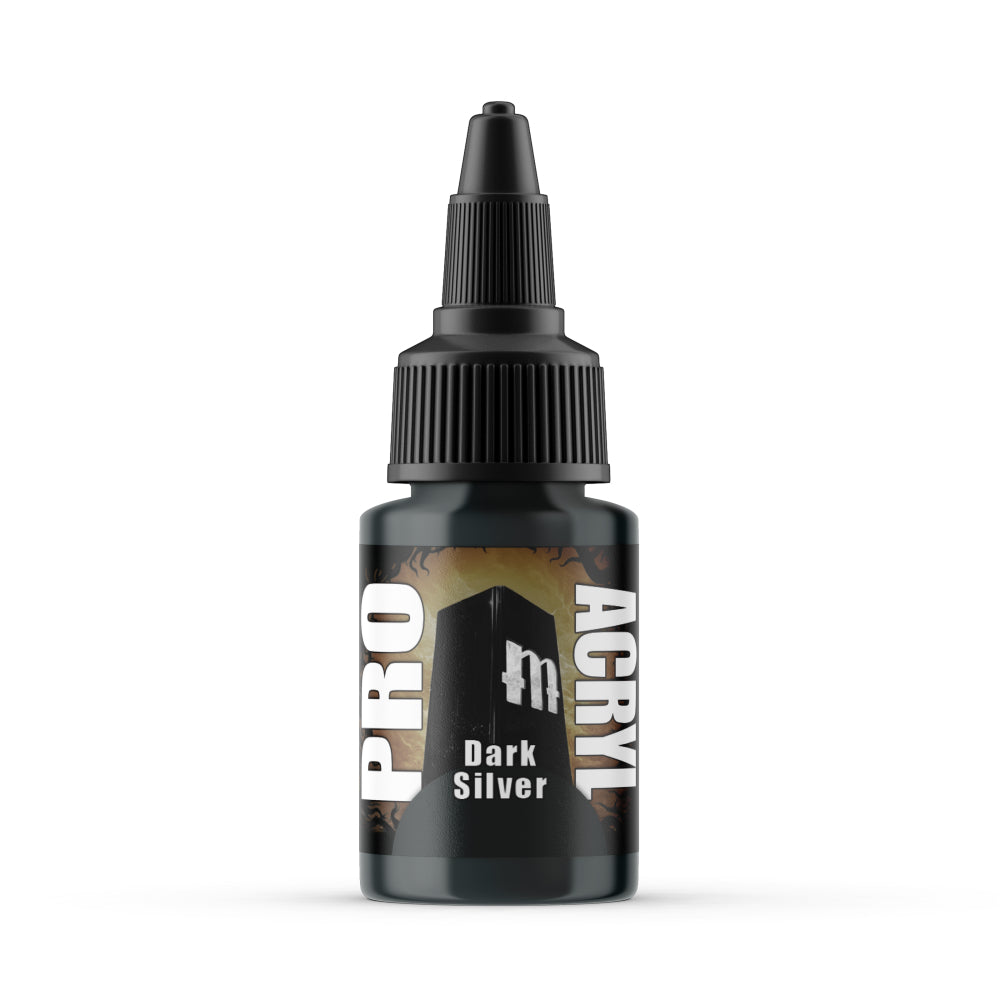 Monument Hobbies: Pro Acryl 030 - Dark Silver (22ml)