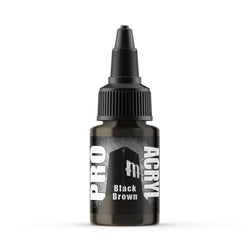 Monument Hobbies: Pro Acryl 040 - Black Brown (22ml)