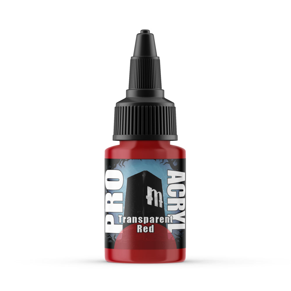 Monument Hobbies: Pro Acryl 047 - Transparent Red (22ml)