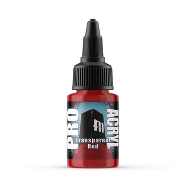 Monument Hobbies: Pro Acryl 047 - Transparent Red (22ml)