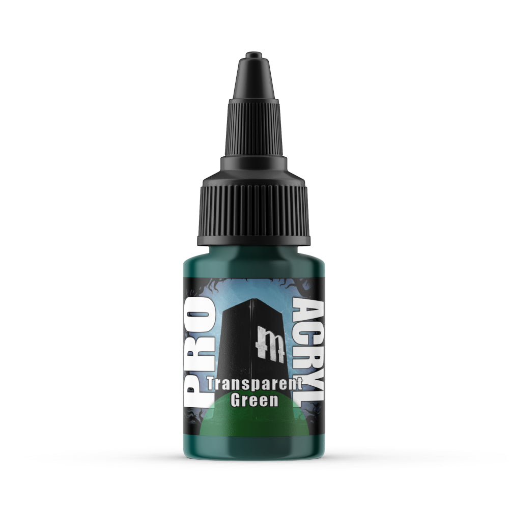 Monument Hobbies: Pro Acryl 048 - Transparent Green (22ml)