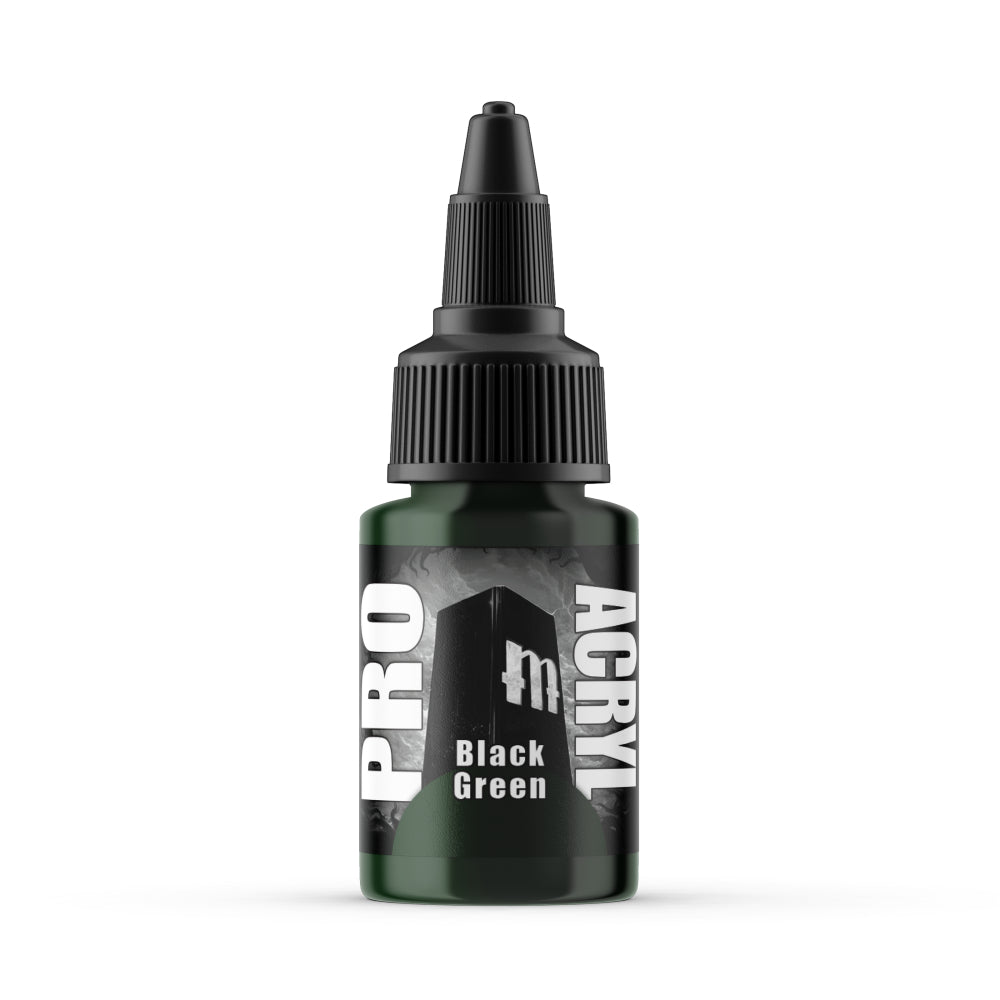 Monument Hobbies: Pro Acryl 057 - Black Green (22ml)