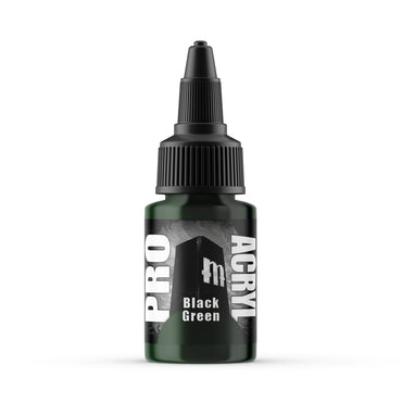 Monument Hobbies: Pro Acryl 057 - Black Green (22ml)