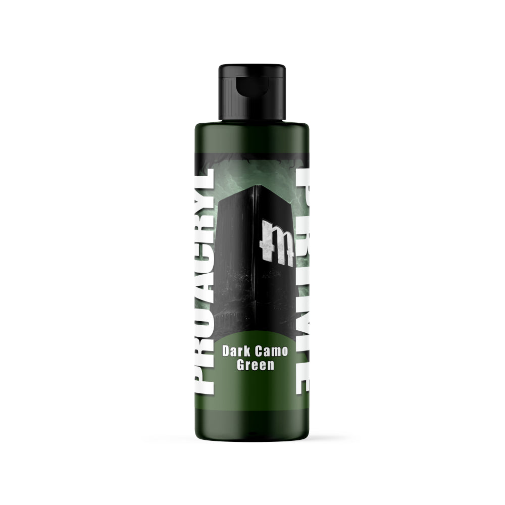 Monument Hobbies: Pro Acryl Primer 007 - Dark Camo Green (120ml)