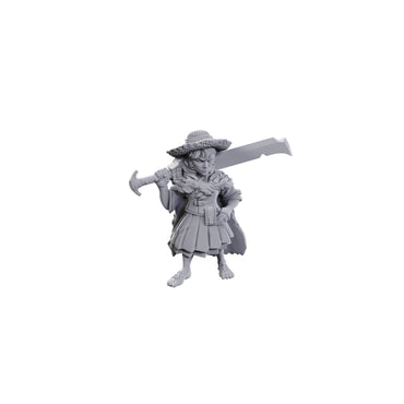 Pathfinder Minis: Female Halfling Magus Low-Level (Unpainted) (WV23)