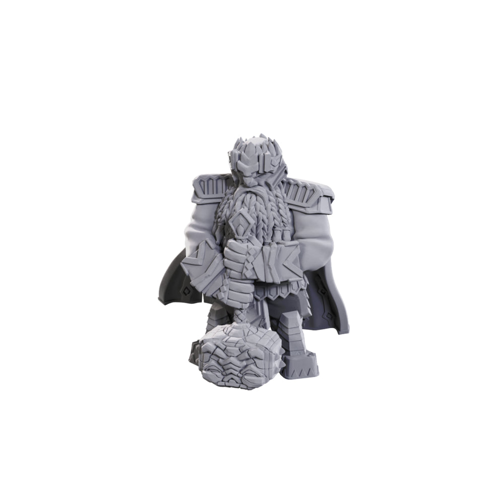 Pathfinder Minis: Male Dwarf Champion High-Level (Unpainted) (WV23)