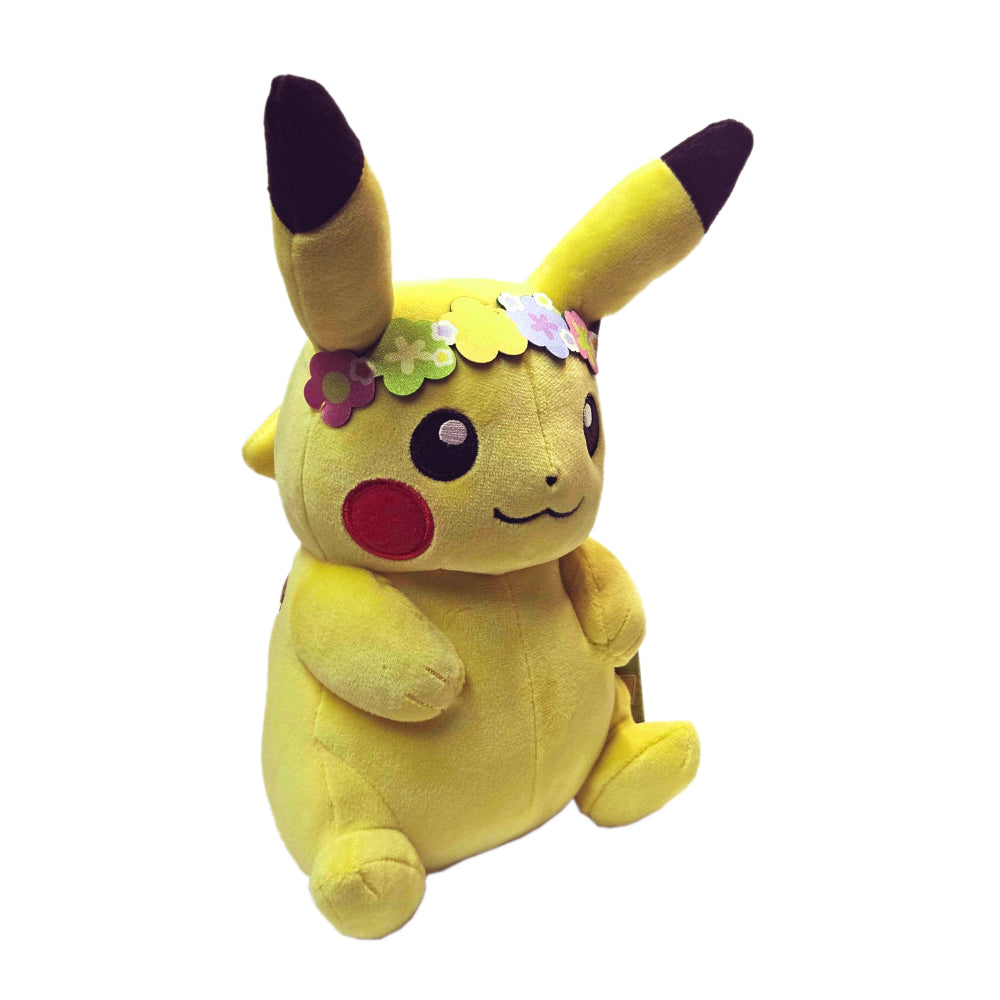 Pokemon Plush: Spring - Pikachu With Flower Crown (8 Inch)