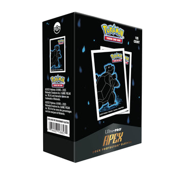 Pokemon APEX Sleeves: Neon Kanto - Blastoise (105 Count / Ultra PRO)