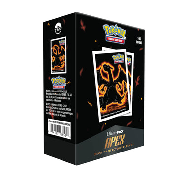 Pokemon APEX Sleeves: Neon Kanto - Charizard (105 Count / Ultra PRO)