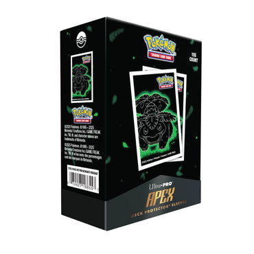 Pokemon APEX Sleeves: Neon Kanto - Venusaur (105 Count / Ultra PRO)