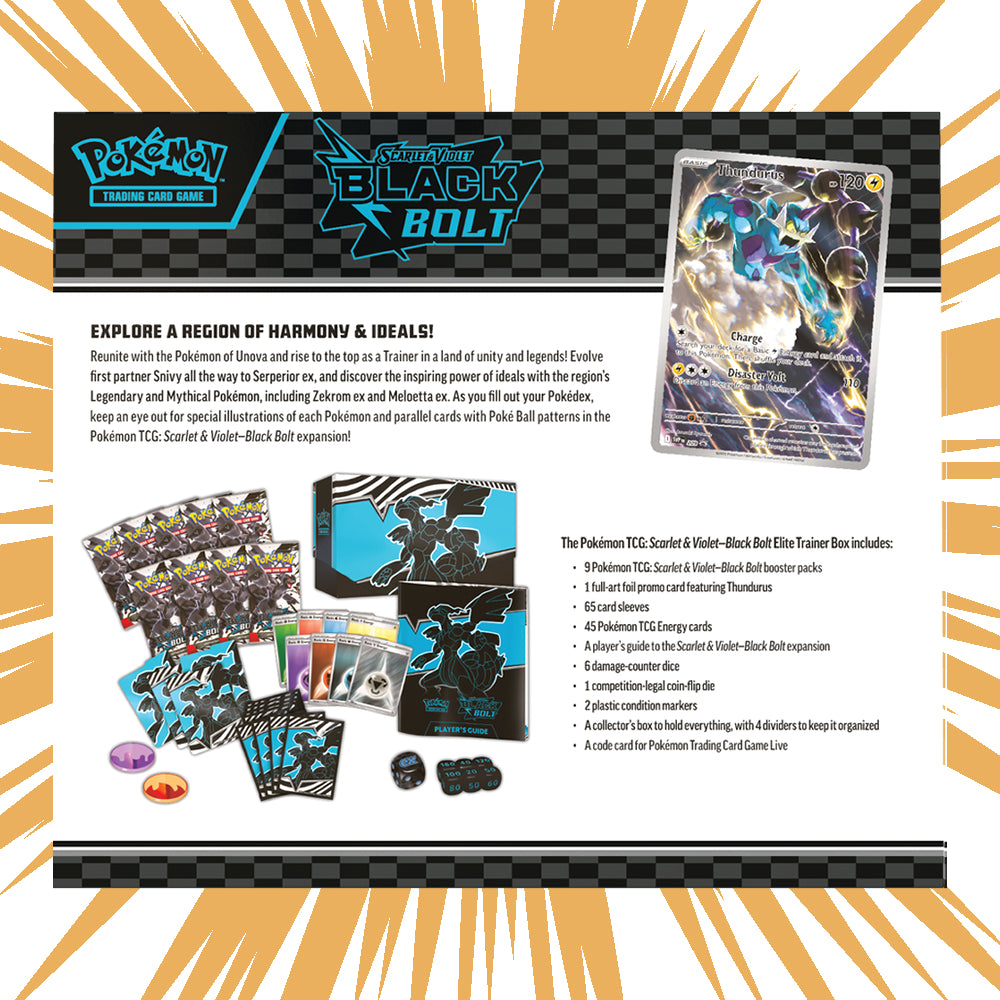 Pokemon: Black Bolt Elite Trainer Box