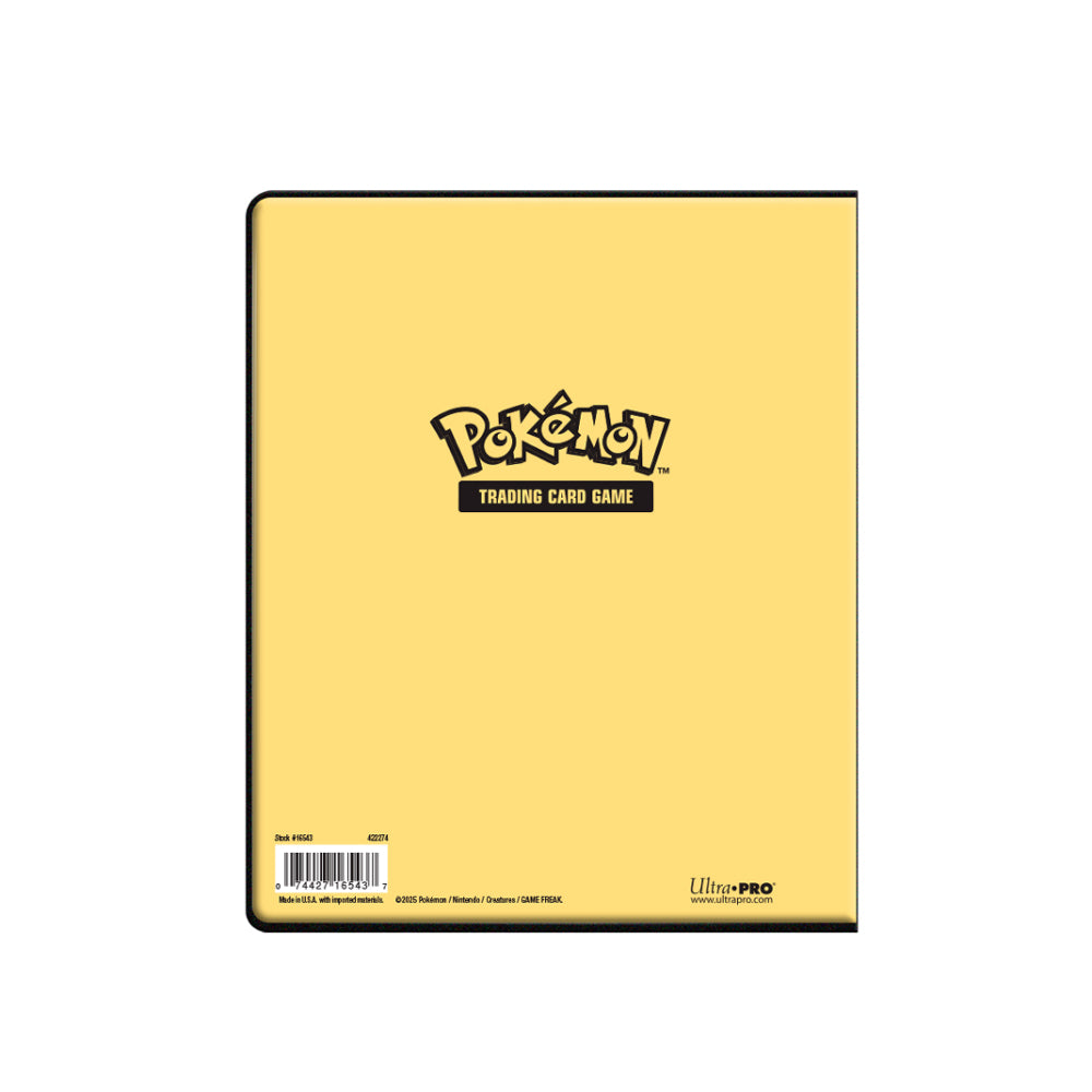 Pokemon Portfolio: Pikachu 2025 (4 Pocket / Holds 80 / Ultra Pro)