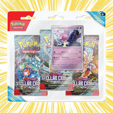 Pokemon: Stellar Crown 3 Pack Blister (Tinkaton / Latias)