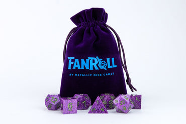 Fanroll Velvet Dice Bag With Satin Liner 4″x6″