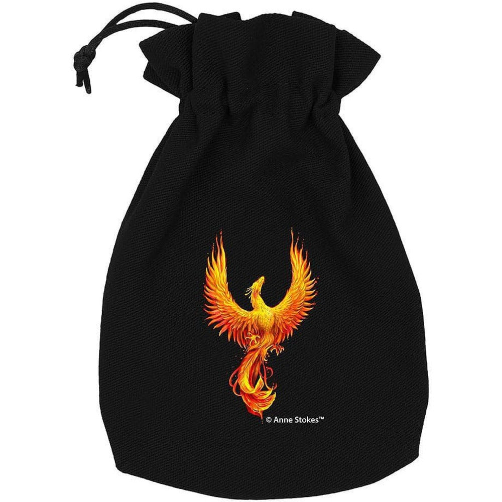 Anne Stokes Dice Pouch - Phoenix