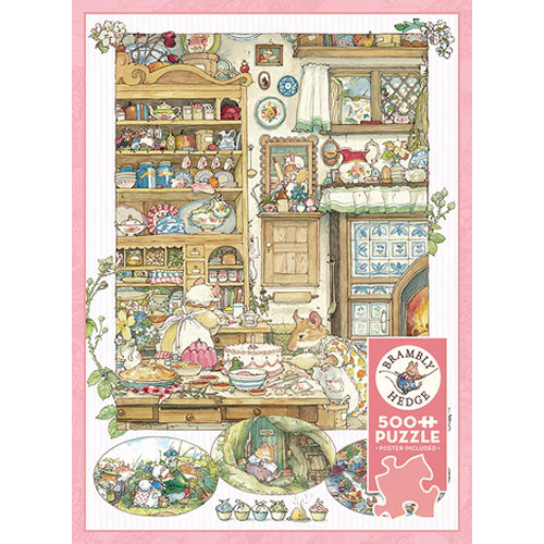 Cobble Hill Puzzles (500 Pieces): Brambly Hedge - Picnic Preparations