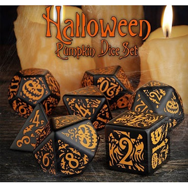 Q Workshop: Halloween Pumpkin Dice Set