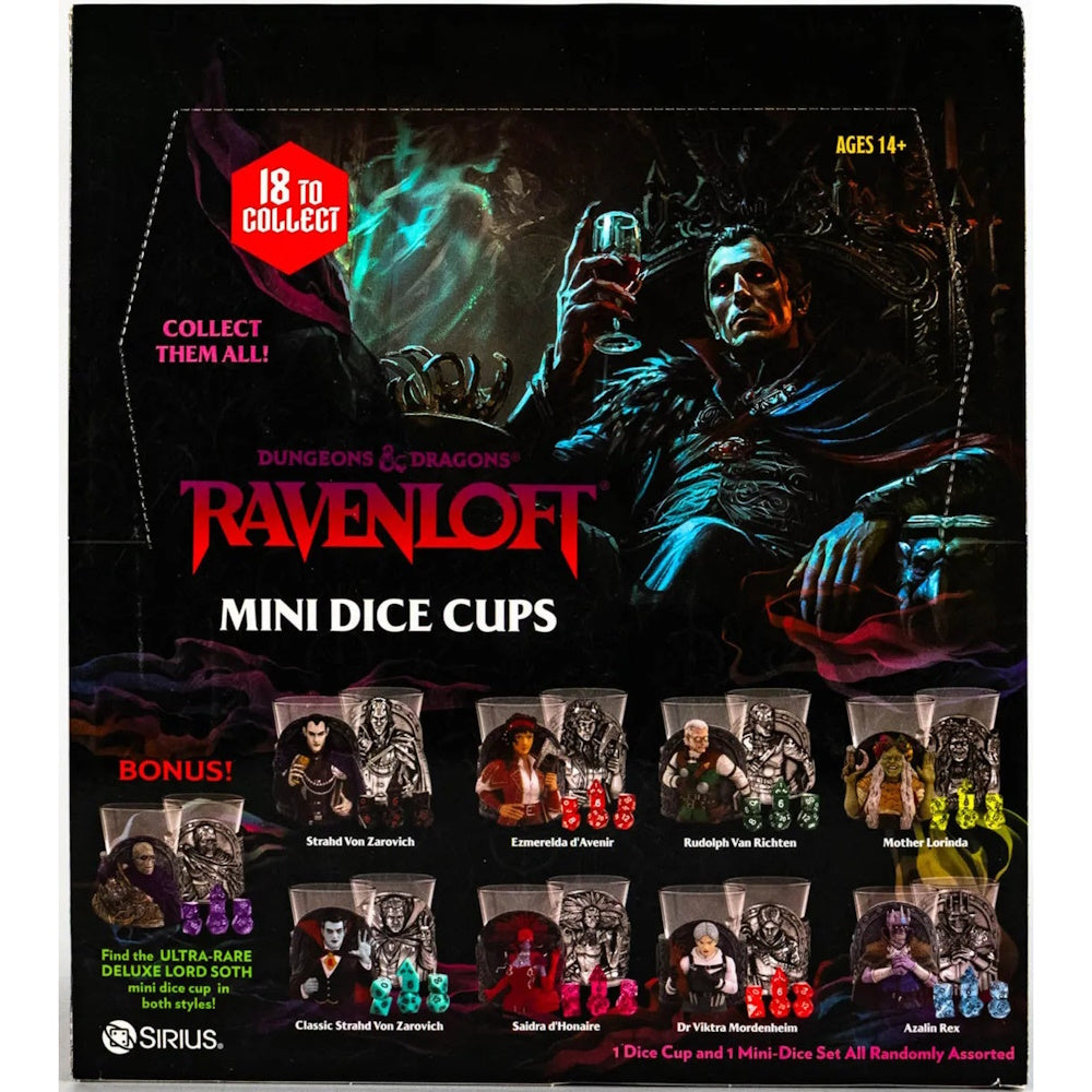 D&D Mini Dice Cups: Ravenloft (+ Mini Dice)