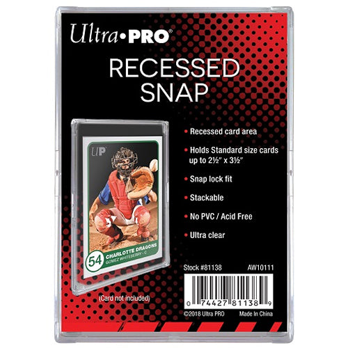 Ultra Pro: Holder - Recessed Snap (1/200/400)