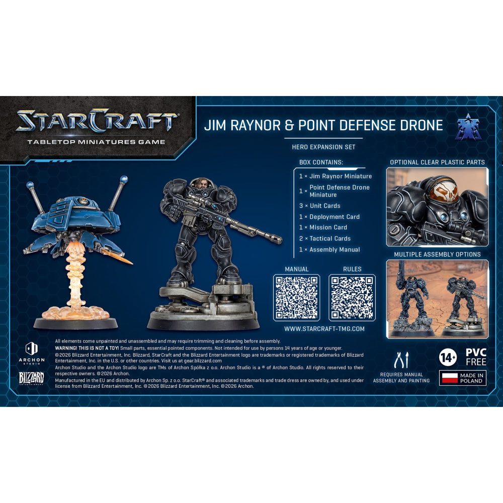 StarCraft: Terran Hero Expansion - Jim Raynor & Point Defense Drone