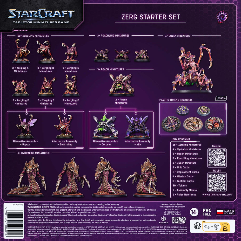 (PREORDER) StarCraft: Starter Set - Zerg