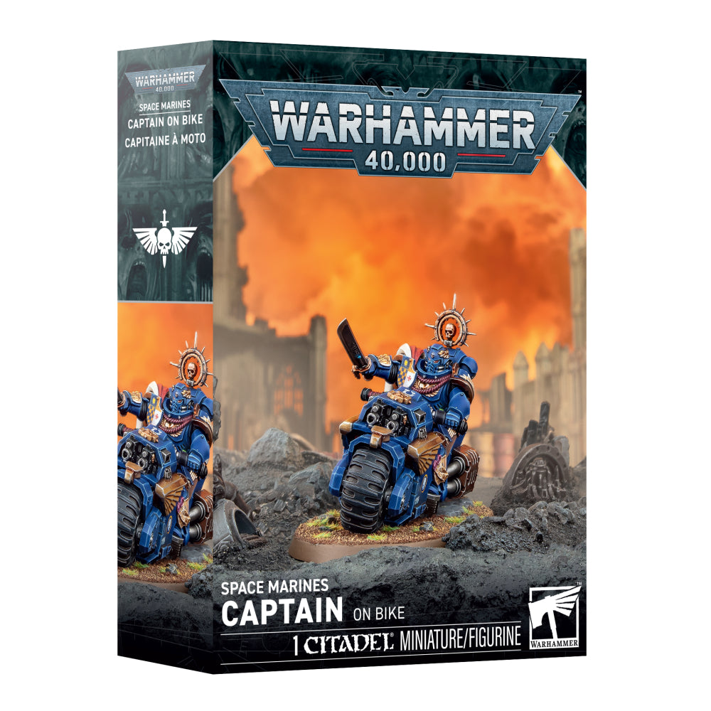 (PREORDER) Space Marines: Captain on Bike