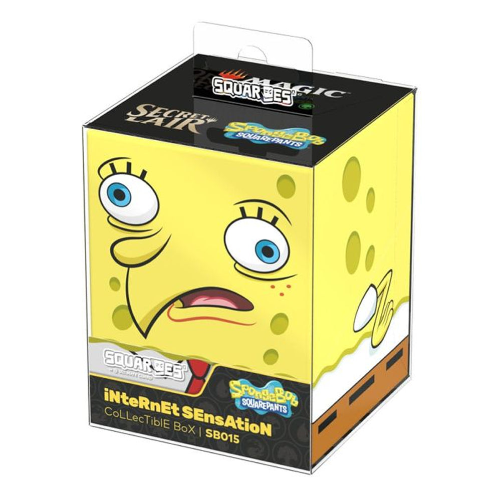 Squaroes Deck Box: Spongebob Squarepants/MTG - iNteRnEt SEnsAtioN (Holds 100)