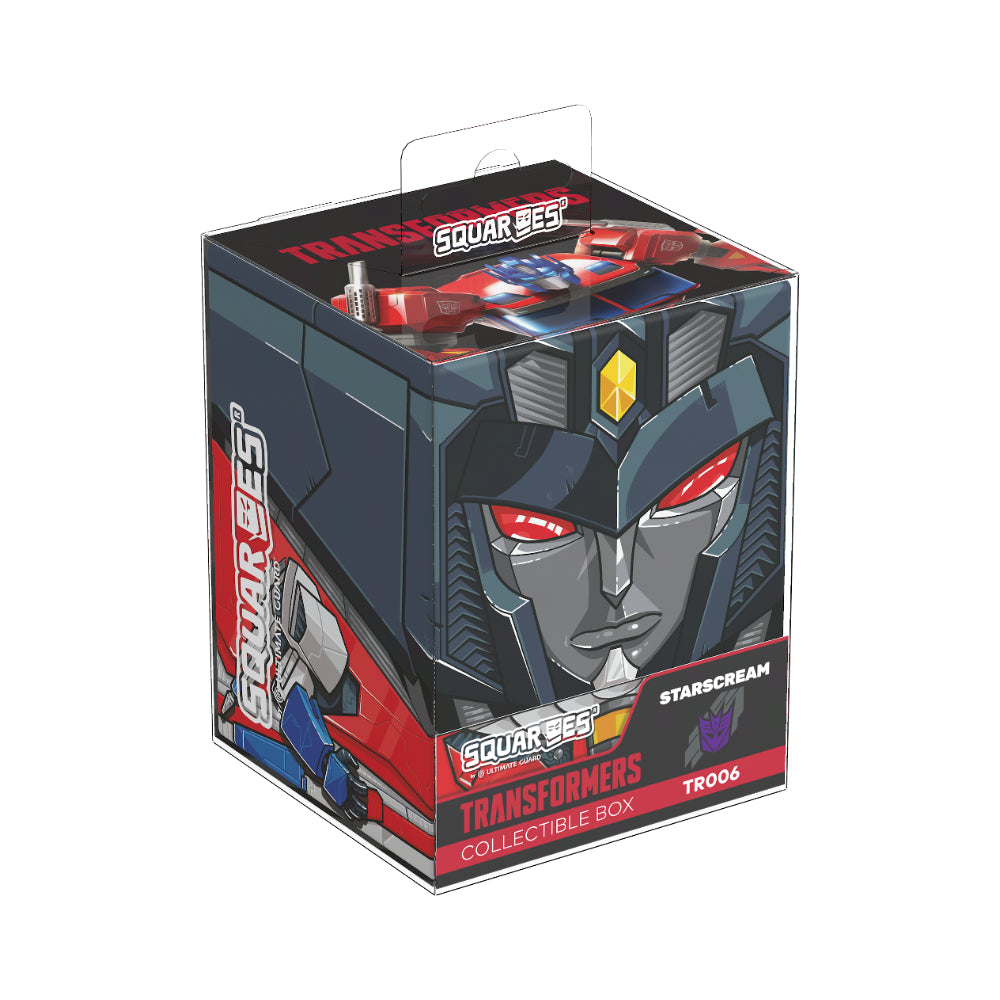 Squaroes Deck Box: Transformers - Starscream (Holds 100)