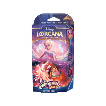 (IN-STORE ONLY) Lorcana: Shimmering Skies Starter Deck - Ready to Let Loose (Elsa / Wreck-It Ralph)