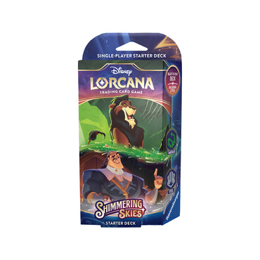 (IN-STORE ONLY) Lorcana: Shimmering Skies Starter Deck - A Roaring Guest List (Scar / Kronk)