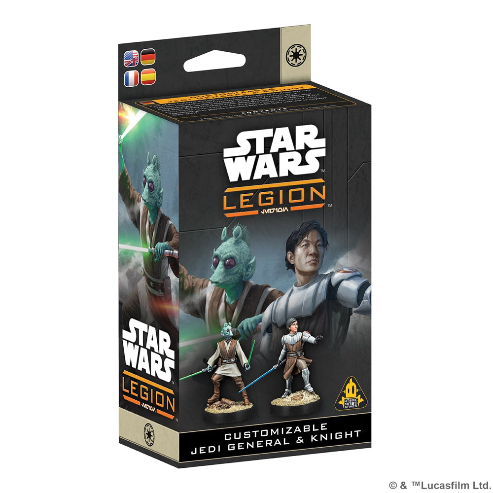 Star Wars Legion: Galactic Republic - Customizable Jedi General & Knight