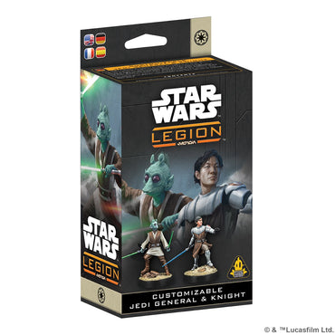 Star Wars Legion: Galactic Republic - Customizable Jedi General & Knight