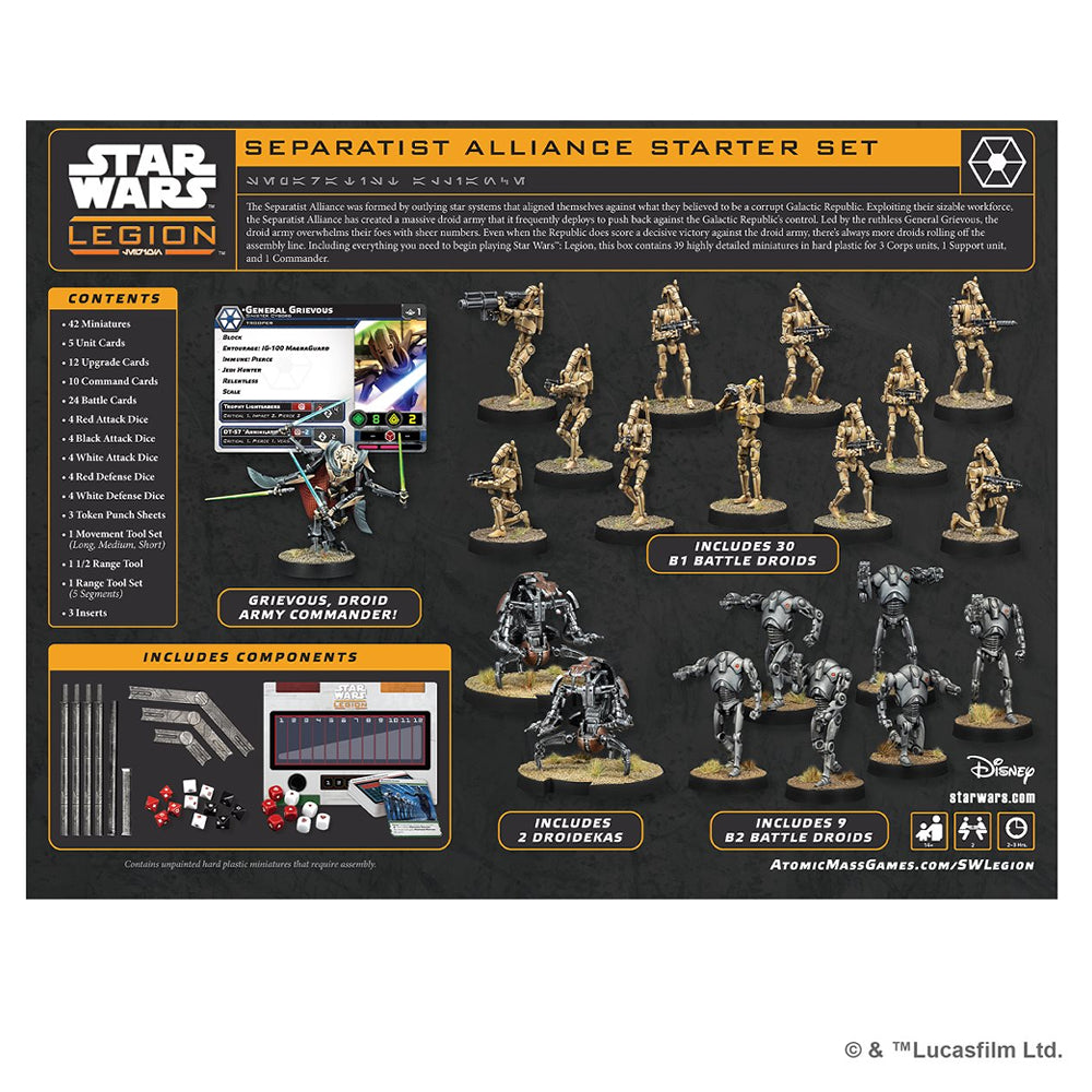 Star Wars Legion: Starter Set - Separatist Alliance