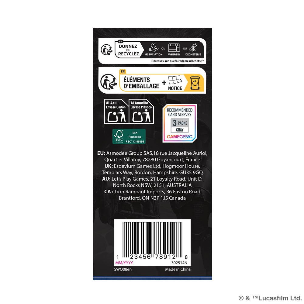 Star Wars Legion: Unit Card Pack - Separatist Alliance