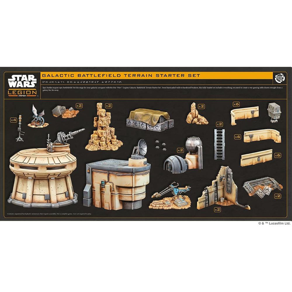 Star Wars Legion: Starter Set - Galactic Battlefield Terrain