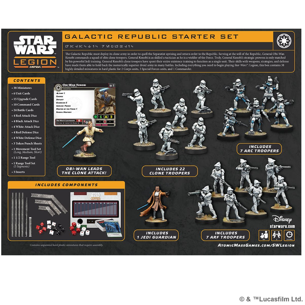 Star Wars Legion: Starter Set - Galactic Republic