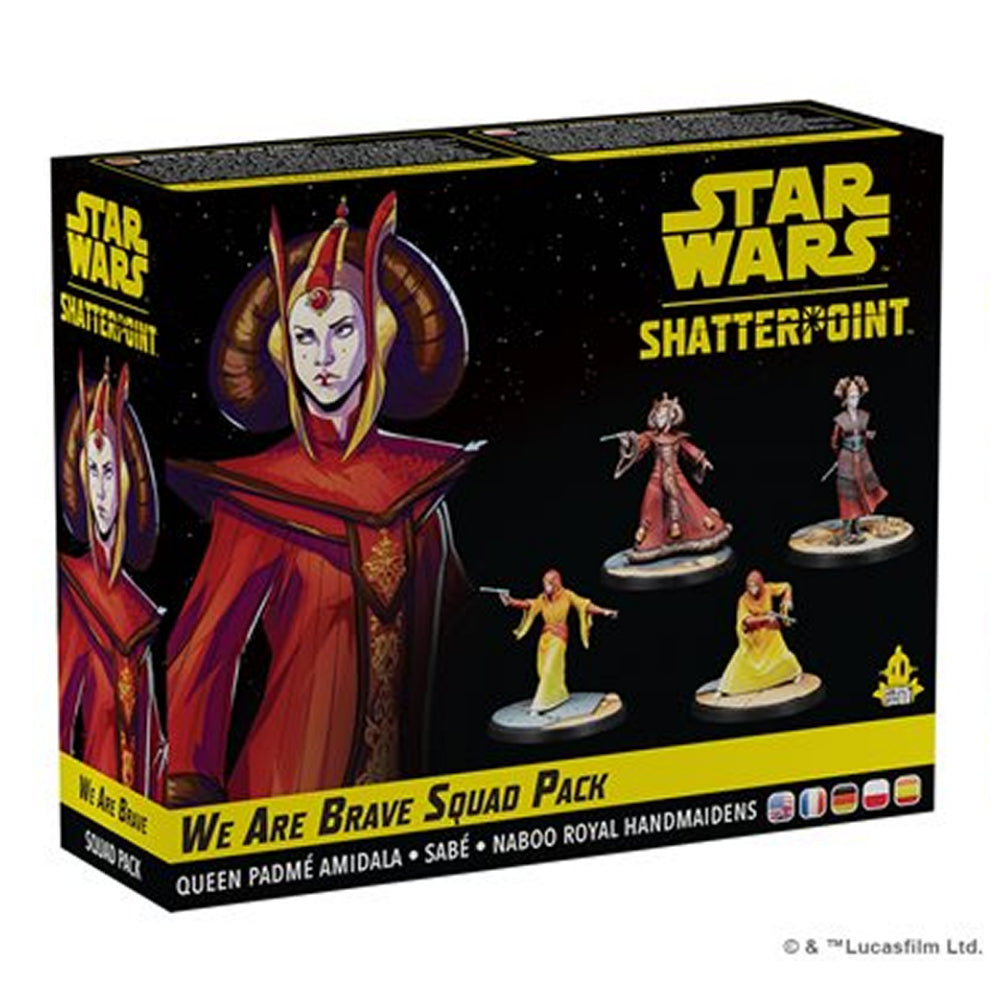 Star Wars Shatterpoint: Squad Pack - We Are Brave (Queen Padme Amidala, Sabe, Naboo Royal Handmaidens)