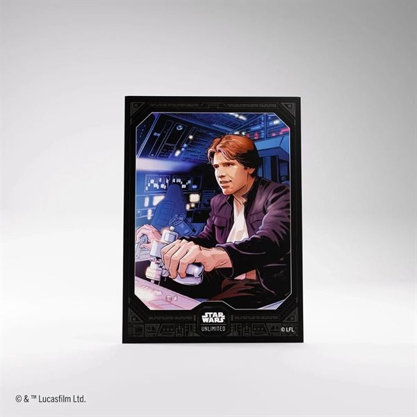 Star Wars Unlimited Art Sleeves: Han Solo (60 Count / Gamegenic)