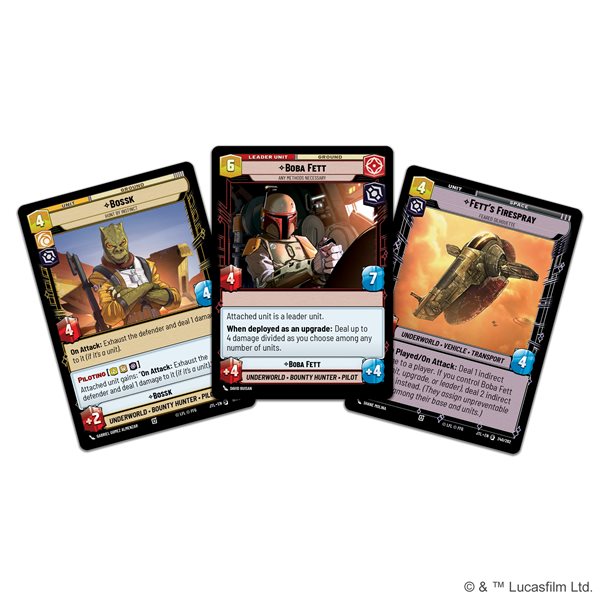 Star Wars Unlimited: Jump to Lightspeed Spotlight Deck - Boba Fett