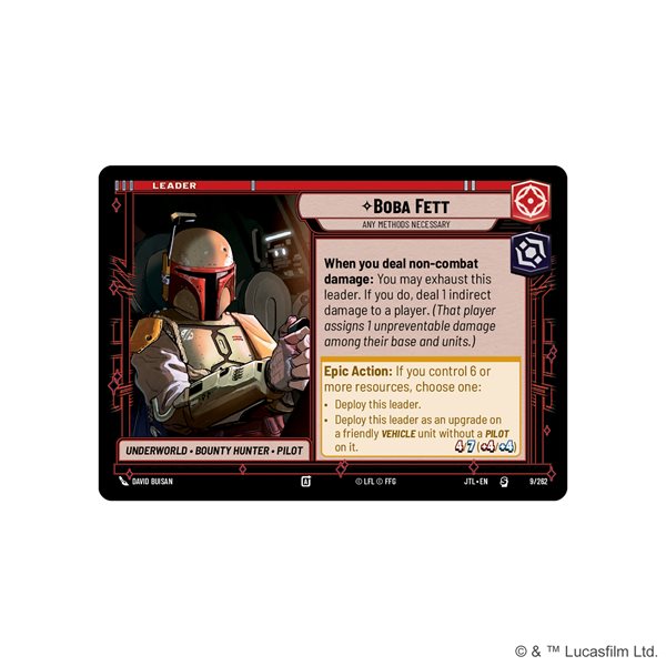 Star Wars Unlimited: Jump to Lightspeed Spotlight Deck - Boba Fett