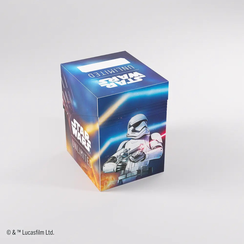 Star Wars Unlimited Deck Box: Soft Crate - Captain Phasma/Stormtrooper (Holds 60+ / Gamegenic)
