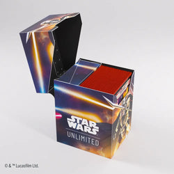 Star Wars Unlimited Deck Box: Soft Crate - Captain Phasma/Stormtrooper (Holds 60+ / Gamegenic)